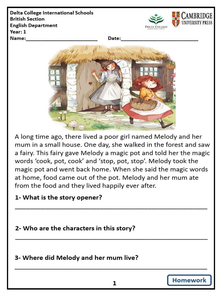 The Magic Porridge Pot Story Summary | PDF | Language Arts & Discipline
