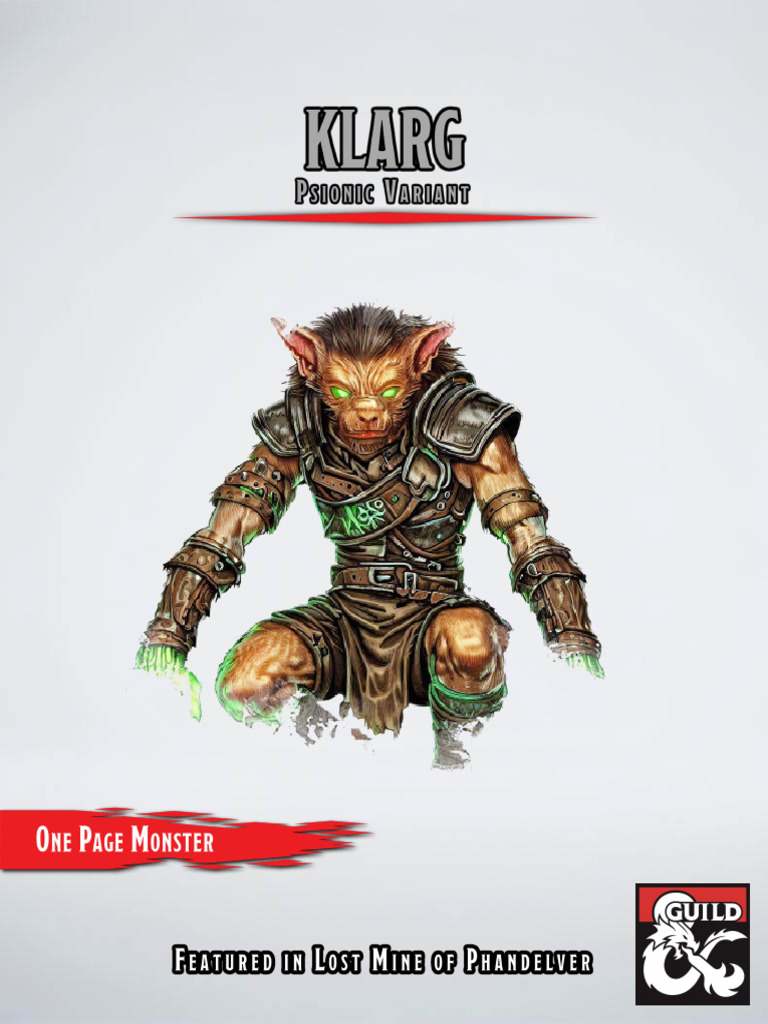 Goblin - Klarg | PDF