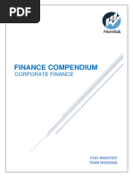 Corporate Finance Compendium