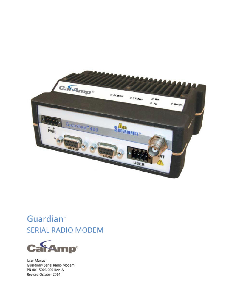 CalAmp Guardian User Guide | PDF | Home & Garden | Computers