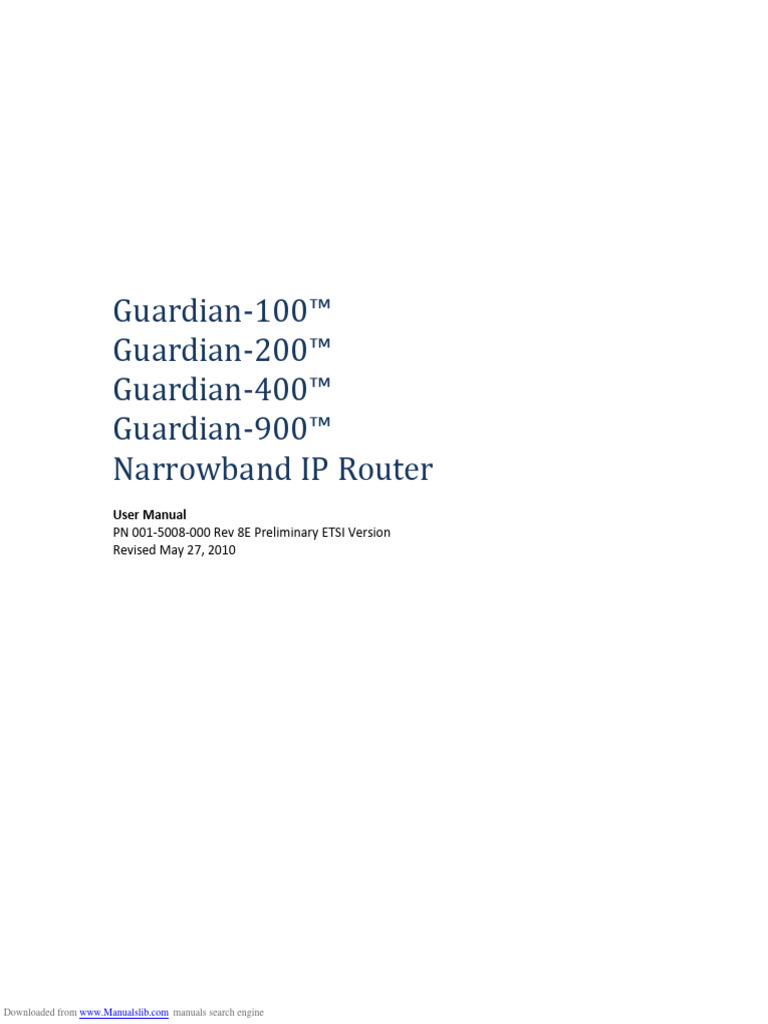Guardian 100 | PDF