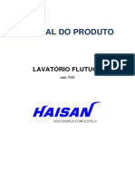 Manual Lavatorio Haissan Flutuon