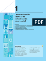 Tema 1 - La Comunicación. Tecnicas de Comunicacion Empresarial