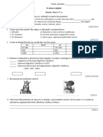 Evaluare Initiala CL.V