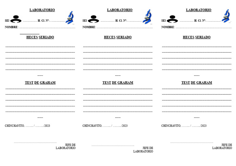 Formato de Test de Graham | PDF