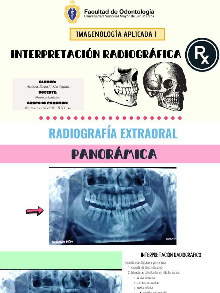 Informe Radiografico - Andrea Pinto | PDF