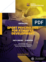 Certificate in Sport Psychology For Athletes Development