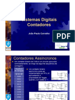Sistemas Digitais Contadores. João Paulo Carvalho