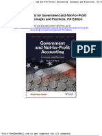 Solution Manual For Government and Not For Profit Accounting Concepts and Practices 7th Edition