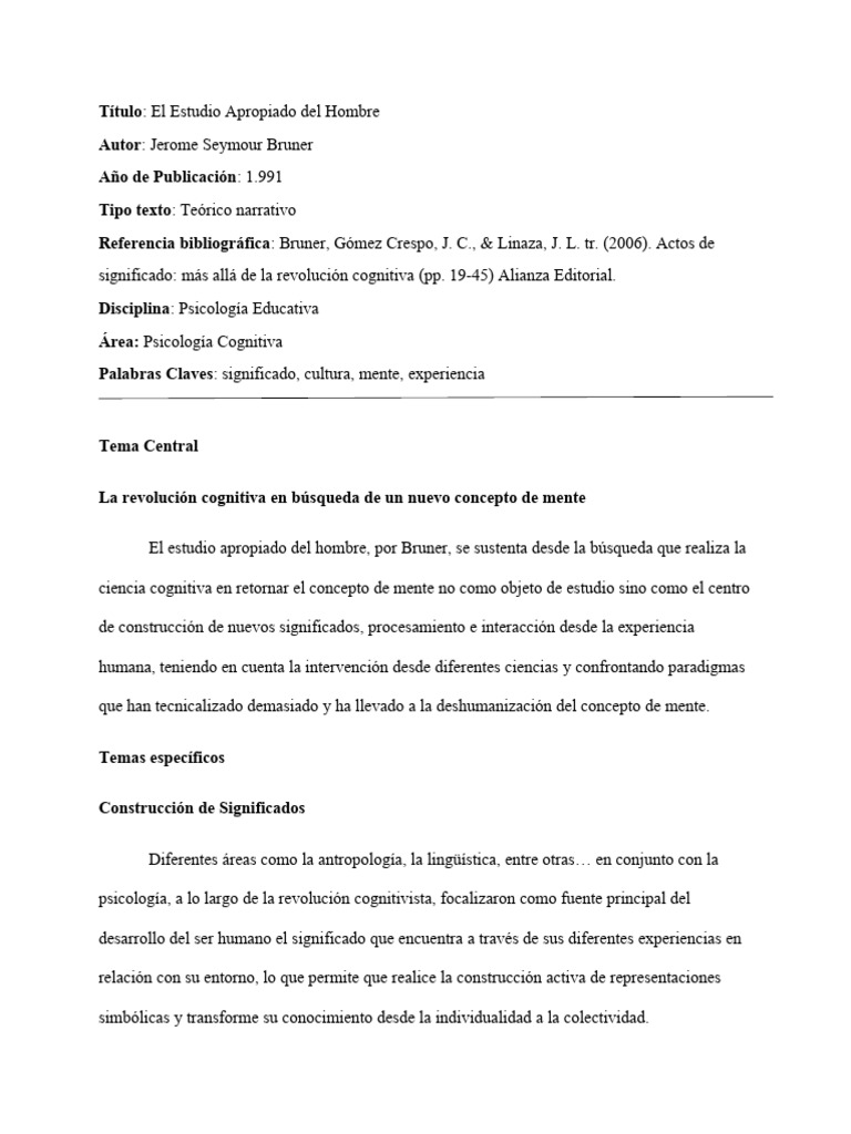 Reseña El Estudio Apropiado | PDF | Sicología | Mente