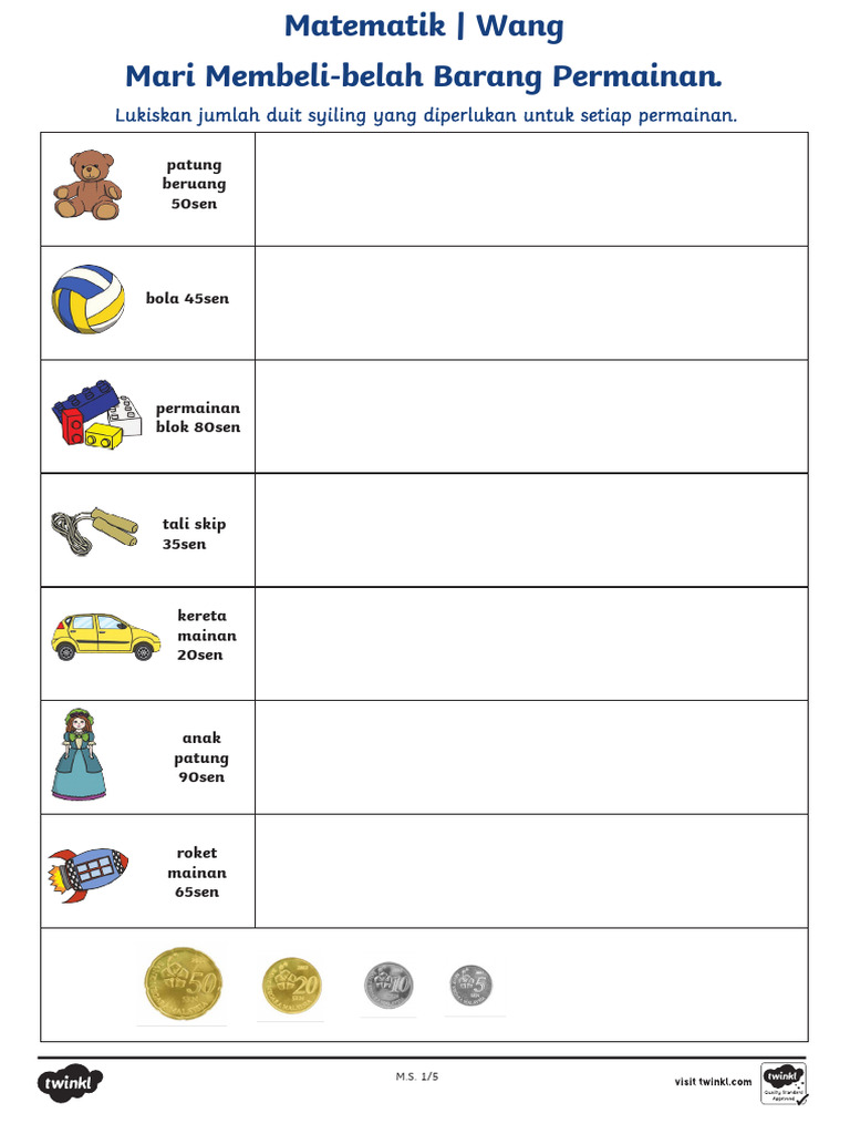 My Mt 1634827252 Latihan Matematik Tajuk Wang Ver 2 Pdf