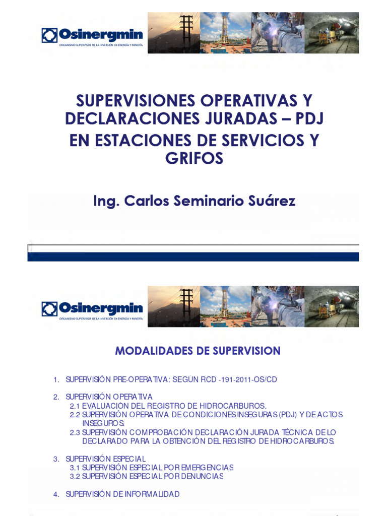 Supervisión y Declaraciones Juradas PDJ | PDF | Materiales | Ciencias ...