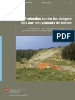 Protection Contre Les Dangers Dus Aux Mouvements de Terrain