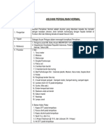 Sop Asuhan Persalinan Normal