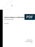 Artificial Intelligence in Digital Marketing, Now and in the future, 