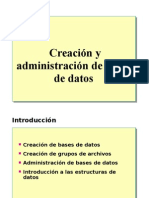 Creación y Administración de Bases de Datos