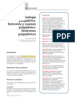 Semiologia Psiquiatrica Examen Mental Sindromes - Psiquiatricos