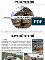 Kaya Kütleleri Ve Süreksizlikler (Jeofizik Müh.)