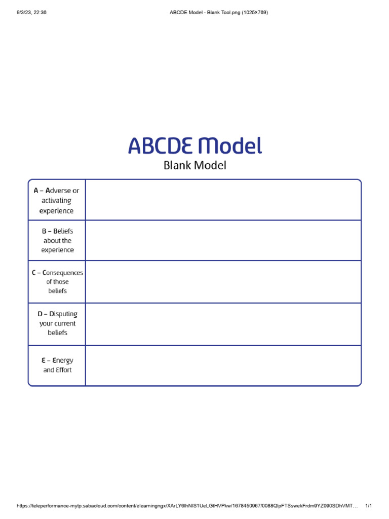 Abcde model blank tool pdf