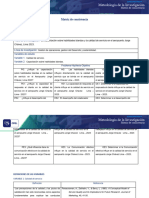 Formato - Matriz Metodologia - CALIDAD en EL SERVICIO - Avance 2