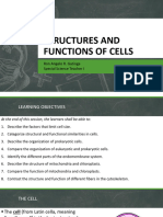 STRUCTURES AND FUNCTIONS OF THE CELL New