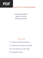 Introduction a La Microeconomie