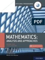 Mathematics HL - Analysis and Approaches - OXFORD 2020