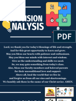 MGT Science Week 2 Decision Analysis