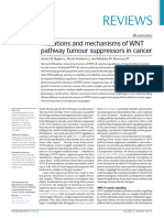 Mutations and Mechanisms of WNTβ Pathway Tumor Supressors in Cancer