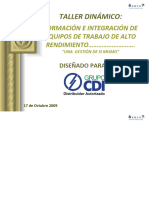 Taller Formación e Integración de Equipos de Trabajo de Alto Rendimiento Presentación