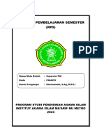 RPS Supervisi PAI (Pembaharuan)