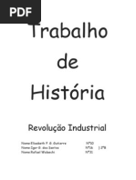 Trabalho de História Revolução Industrial
