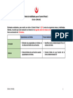 Matriz de Habilidades para La Cv1 Calculo 1