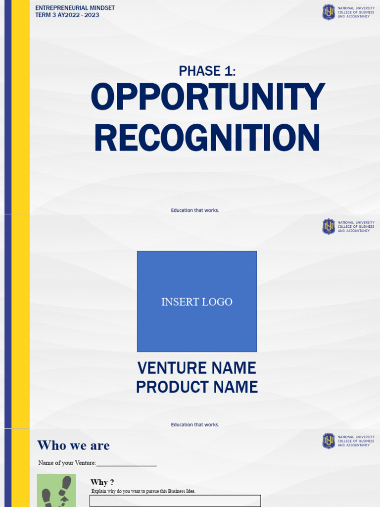 PHASE 1 Template | PDF | Business Economics | Business