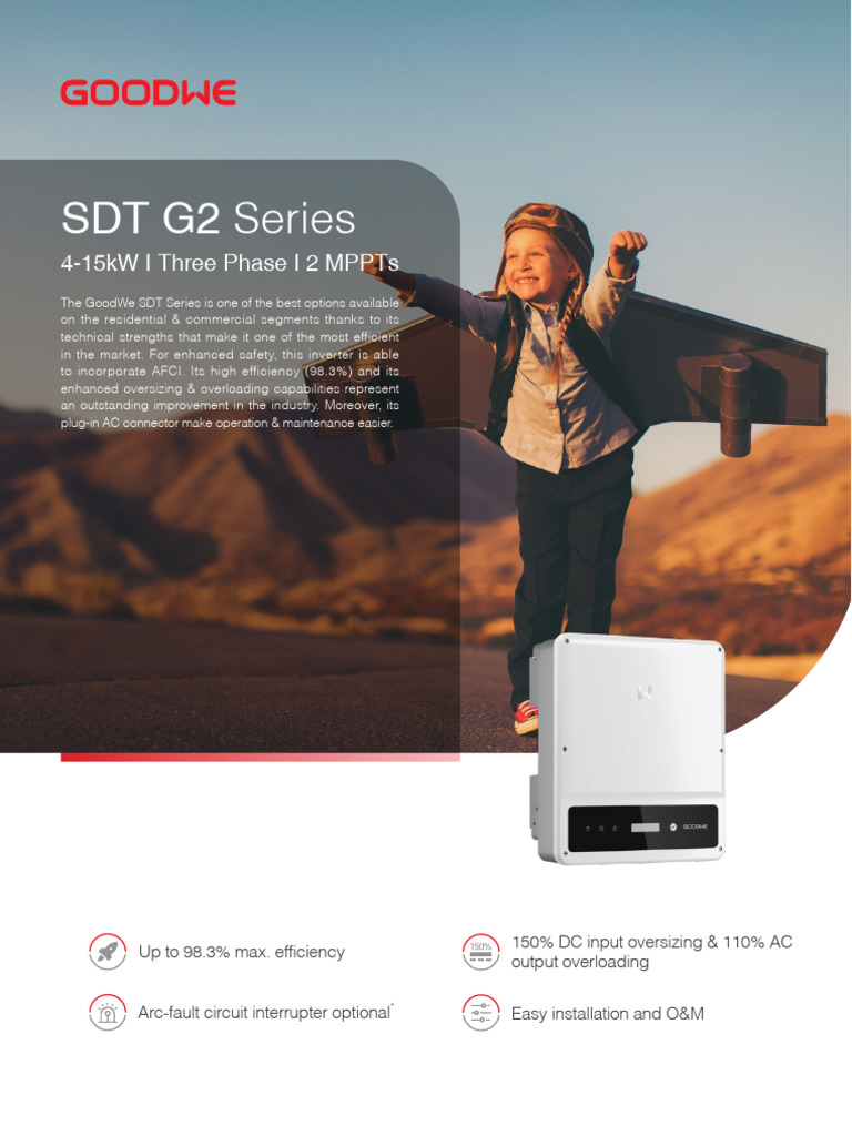 Datasheet GoodWe GW4K-15K-DT | PDF