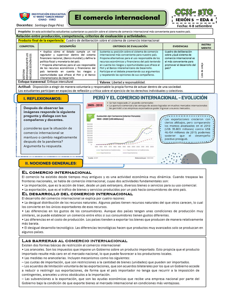 Comercio Internacional y Desarrollo Económico | PDF | Negocios