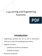 Class 1 - Engineering Economy