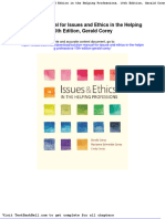Solution Manual For Issues and Ethics in The Helping Professions 10th Edition Gerald Corey