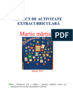 Proiect de Activitate Extracurriculara1 Martie