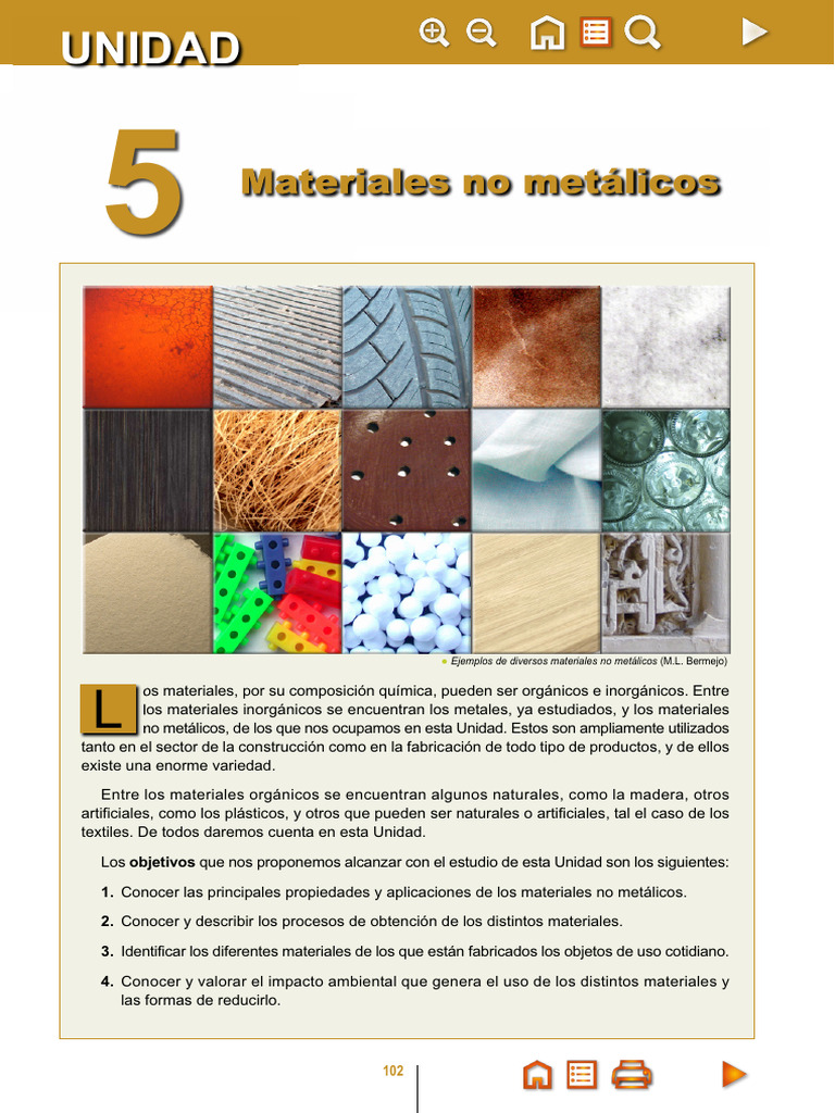 Materiales No Metálicos: Guía Completa | PDF | Polímeros | El plastico