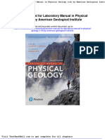 Solution Manual For Laboratory Manual in Physical Geology 11th by American Geological Institute