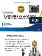 6 Funciones de La Oficina de Seguridad Ciudadana