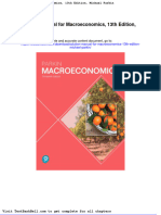 Solution Manual For Macroeconomics 13th Edition Michael Parkin