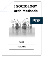 Optional Task-1 Research Methods Booklet