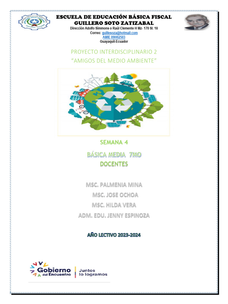 Proyecto "Amigos del Medio Ambiente" | PDF | Reciclaje | Residuos