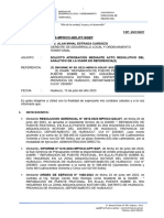 Inf # - Solicito - Aprobacion - Analitico - de - Gastos - Ioarr - Puente Peatonal