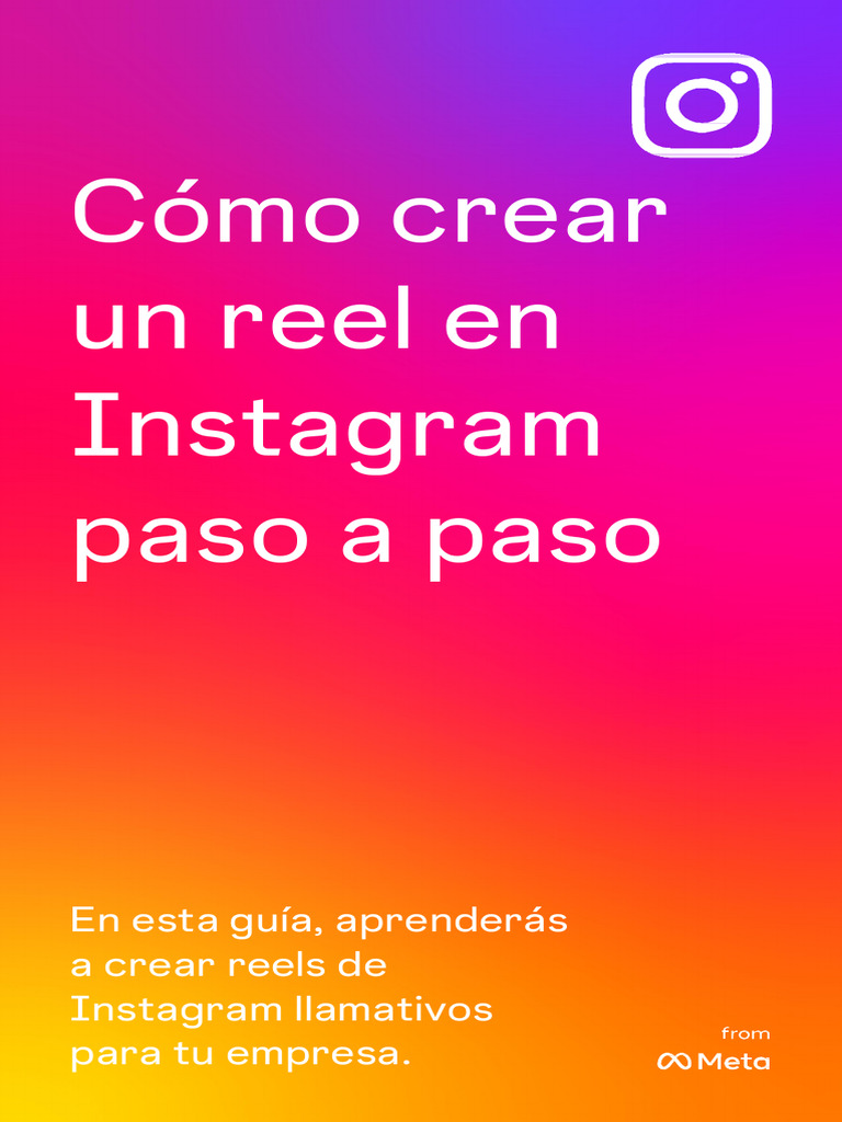 Cómo crear reels para Instagram | PDF | Crecimiento personal y profesional