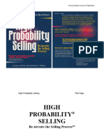 High Probability Selling