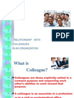Presentation On Colleague Relationship