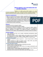 CONTAMINACIÓN CON  MATERIA ORGANICA